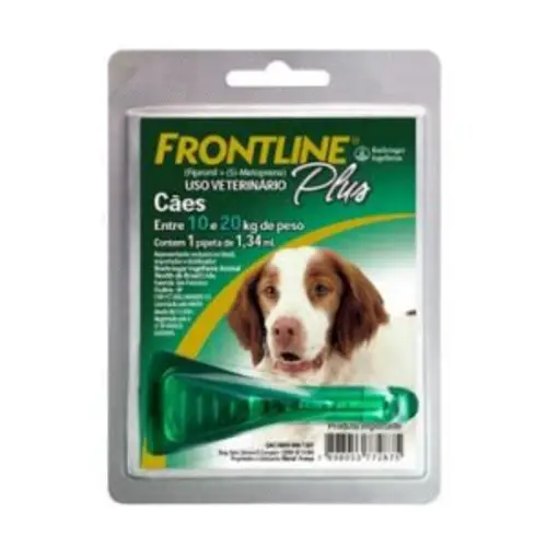 Pipeta Frontline Plus para perros 10 a 20 KG 1.34ml