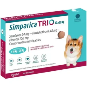 Simparica Trio 1 Comprimido 10 – 20 KG