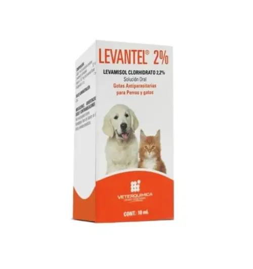 Antiparasitario Levantel 2% para cachorro