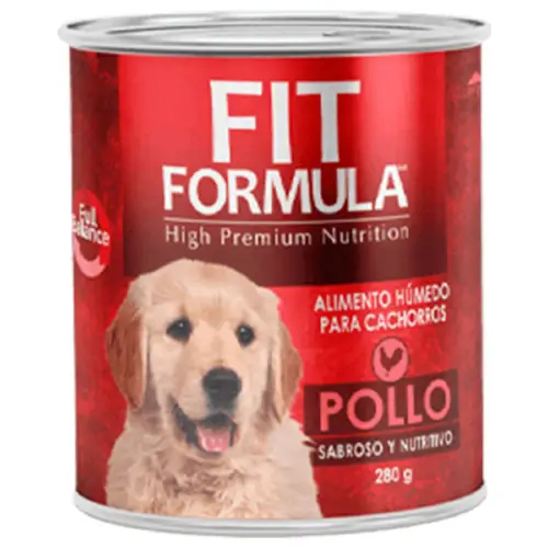 Lata Fit Formula Cachorro Pollo