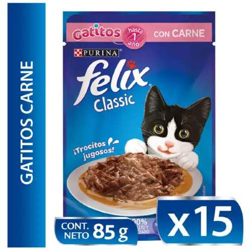 Sachet Félix Gatito Sabor Carne