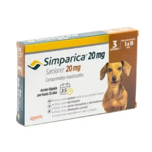 Simparica 20 Mg (5 a 10 Kg) 3 Comprimidos