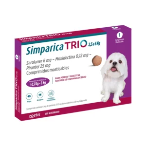 Simparica Trío 3 (2.5 a 5 kg) 1 Comprimido