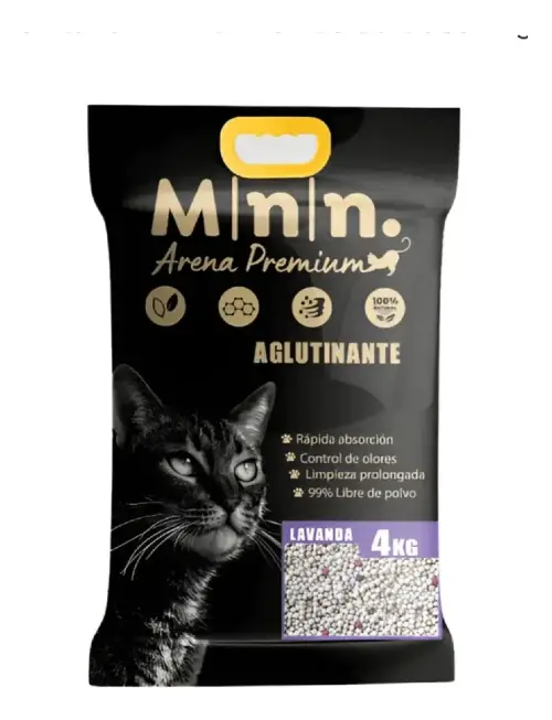 Arena Minino Aroma Lavanda 4 Kg