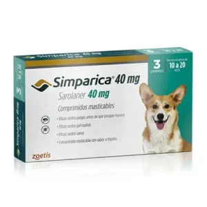 Simparica 40 Mg (10 a 20 Kg) 3 Comprimidos