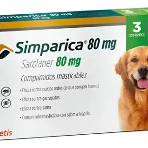 Simparica 80 Mg (20 a 40 Kg) 3 Comprimidos